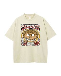 Garbage Pail Kids Mineral Wash T-Shirt - Cool Beach Shirt for Unisex Teens, Perfect for Casual Wear, School, and Gifts - Classic Tee