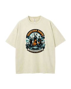 Graveyard Groove Unisex Teen T-Shirt - School & Weekend Casual | Birthday & Holiday Gift | Men's Flannel & Oversized Style - Summer Wear