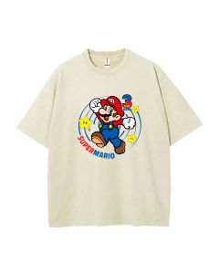 Reto Mario 91 Mineral Wash T-Shirt - Unisex Beach Shirt for Cool Casual Wear and Gift-Giving | Teen Summer and Holiday Classic T-Shirt