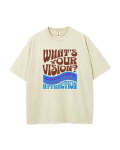 What Is your Vision Unisex Teen T-Shirt - Casual Summer School & Weekend Wear | Birthday & Holiday Gift | Men's Flannel & Oversized Style