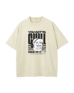 You Gotta Chill Unisex Teen T-Shirt - Flannel & Oversized Style for Casual School & Weekend Wear | Gift for Birthdays & Holidays | Summer Must-Have