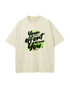 Your Effort Defines You Unisex Teen T-Shirt - School & Weekend Casual Wear | Birthday Gift | Men's Flannel & Oversized Style - Summer Edition