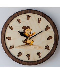 Custom Tweety bird, Wooden Wall Clock for Home Decor in Living Room, Kitchen and Kid Decorations Gifts