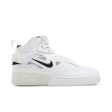 Air Force 1 Mid React 40th Anniversary White Black - Classic Mid Top Sneakers
