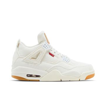 Jordan 4 Retro Levi’s White - Premium Retro Basketball Sneakers