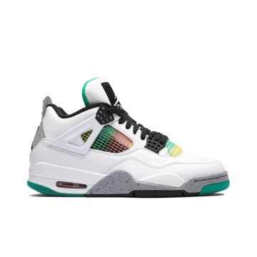 Jordan 4 Retro Lucid Green Rasta - Vibrant Retro Basketball Sneakers