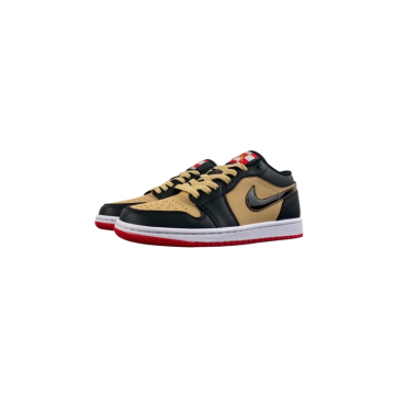 Air Jordan 1 Low “Brown/Black/Red” Sneaker | HQ2016-200