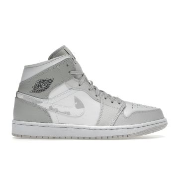 Jordan 1 Mid Grey Camo - Stylish Camouflage Mid Top Sneakers