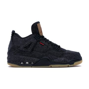 Jordan 4 Retro Levi’s Black - Premium Retro Basketball Sneakers
