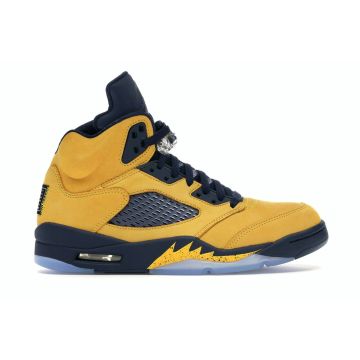 Jordan 5 Retro Michigan - Classic Retro Basketball Sneakers