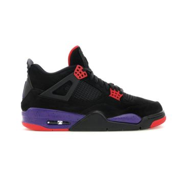 Jordan 4 Retro “Raptors” AQ3816-065 | Black / Court Purple / University Red