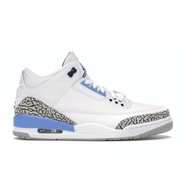Jordan 3 Retro “UNC” CT8532-104 | White/Valor Blue/Tech Grey