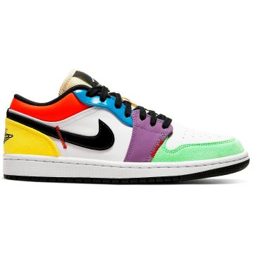 Air Jordan 1 Low SE “Multi-Color” White/Black/Lightbulb/Team Orange | CZ3572-104