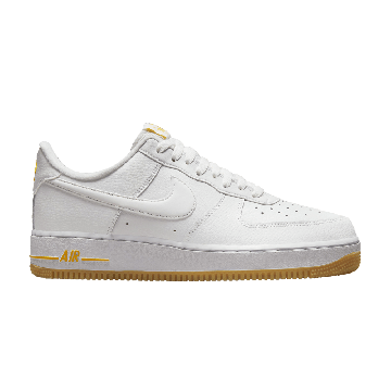 Air Force 1 Low ’07 White University Gold Gum - Classic Low Top Sneakers