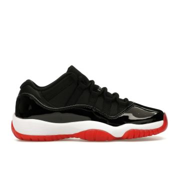 Air Jordan 11 Retro Low (GS) “Bred” — Black/Red/White | FV5121-006