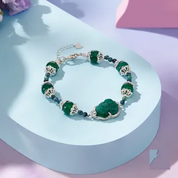Green Agate Healing Bracelet for Women – Calm Energy Gift for Daily Wear, Stress Relief & Balance