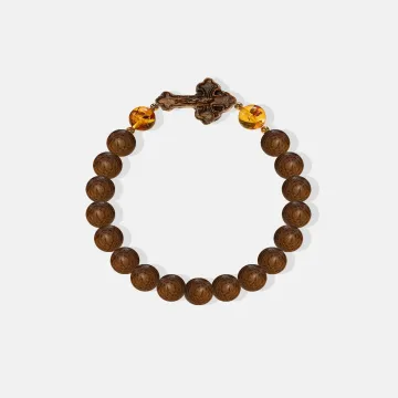 Handcrafted Natural Agarwood Bracelet for Spiritual Gift Buyers – Grounding Energy for Meditation, Protection