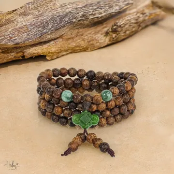 Handcrafted Natural Agarwood Bracelet for Spiritual Souls – Grounding Energy for Daily Wear, Meditation