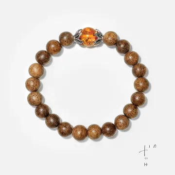 Handcrafted Natural Agarwood Bracelet - Soothing Grounding Energy for Daily Wear, Meditation & Spiritual Gifts
