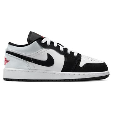 Air Jordan 1 Low SE (GS) “Panda Toe” — White/Black/Red | HF3188-106