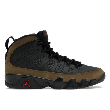 Air Jordan 9 Retro “Olive” — Black/True Red Sneaker | HV4794-030