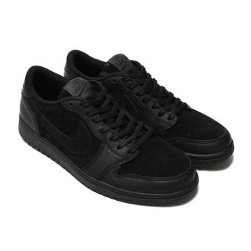 Jordan 1 Low Premium Triple Black 919701-010 | All-Black Leather Retro Sneaker