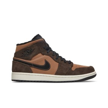 Air Jordan 1 Mid SE “Dark Chocolate” Dark Chocolate/Archaeo Brown/Black | DC7294-200