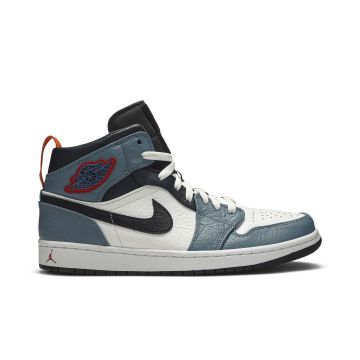 Jordan 1 Mid SE Facetasm CU2802-100 | White Black Teal Limited Edition Retro Sneakers