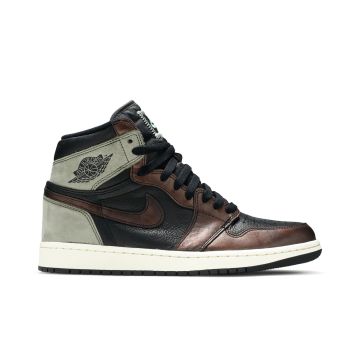Jordan 1 Retro High Light Army Rust Shadow Patina 555088-033 | Black Light Army Rust Premium Sneaker
