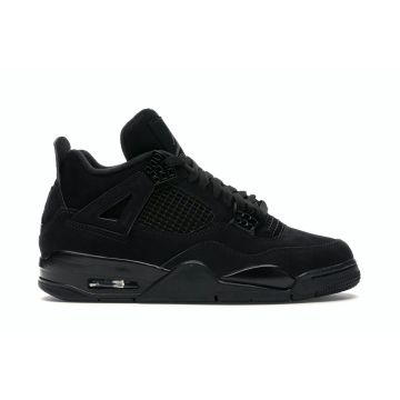 Jordan 4 Retro Black Cat - Sleek Black Retro Basketball Sneakers