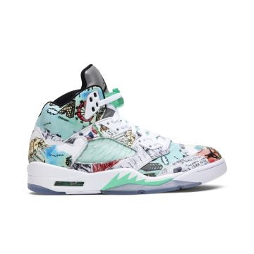 Jordan 5 Retro Wings AV2405-900 | Multi-Color Premium Artistic Retro Sneakers