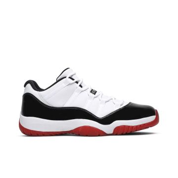 Jordan 11 Retro Low Concord Bred AV2187-160 | White Black Red Retro Sneakers