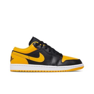 Jordan 1 Low ‘Yellow Ochre’ 553558-072 | Black Yellow Ochre White Leather Sneaker