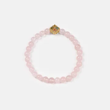 Rose Quartz Healing Bracelet for Women – Calming Energy Gift for Meditation, Emotional Support and Balance