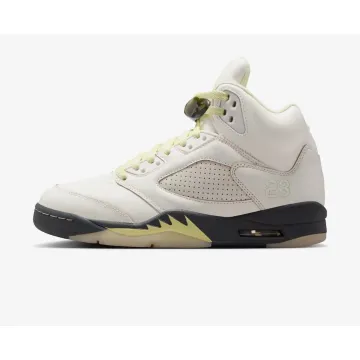 Air Jordan 5 Retro "Luminous Green and Sail" Women's Shoes
