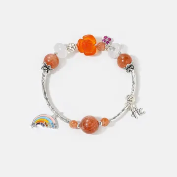 Sunstone Healing Bracelet for Women – Energy Boosting Crystal Jewelry Gift for Confidence, Protection & Positivity