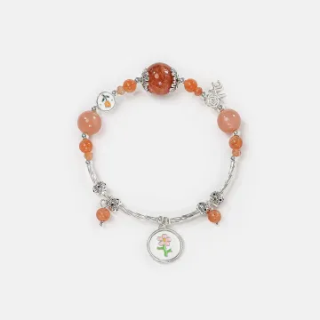 Sunstone Healing Bracelet for Women – Energy Infused Crystal Gift for Calm, Daily Wear & Positive Vibes