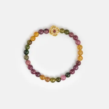 Tourmaline Healing Bracelet for Women – Energy-boosting Crystal Gift for Calmness, Daily Wear & Protection