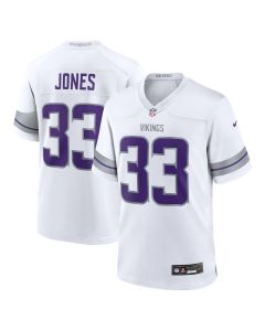 Aaron Jones 33 Minnesota Vikings Alternate Game Men Jersey – White