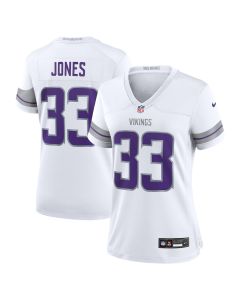 Aaron Jones 33 Minnesota Vikings Women’s Alternate Game Jersey – White