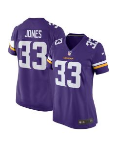Aaron Jones 33 Minnesota Vikings Women’s Game Jersey – Purple