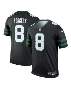 Aaron Rodgers 8 New York Jets Alternate Legend Jersey – Men, Legacy Black