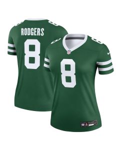 Aaron Rodgers 8 New York Jets Alternate Legend Jersey, Women Legacy Green