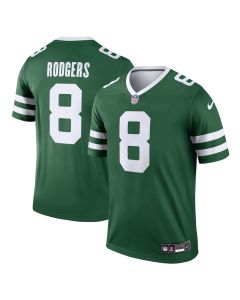 Aaron Rodgers 8 New York Jets Legend Jersey – Men, Legacy Green