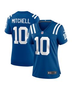 Adonai Mitchell 10 Indianapolis Colts Women’s Game Jersey – Royal