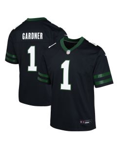 Ahmad Sauce Gardner 1 New York Jets Alternate Game YOUTH Jersey – Legacy Black