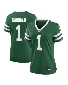 Ahmad Sauce Gardner 1 New York Jets Game Women Jersey – Legacy Green