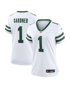 Ahmad Sauce Gardner 1 New York Jets Game Women Jersey – Legacy White