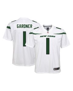 Ahmad Sauce Gardner 1 New York Jets YOUTH Game Jersey – White