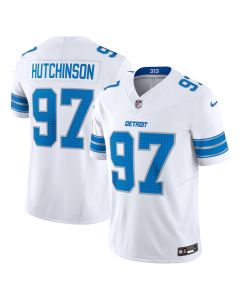 Aidan Hutchinson 97 Detroit Lions Vapor F.U.S.E. Limited Jersey – White
